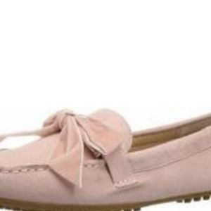 Lauren Ralph Lauren Women's Bayleigh Driving Style Loafer in light Pink